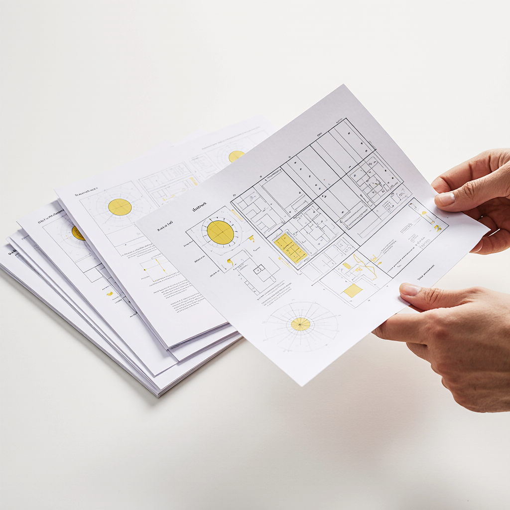 Architectural Sun Path Diagram Set