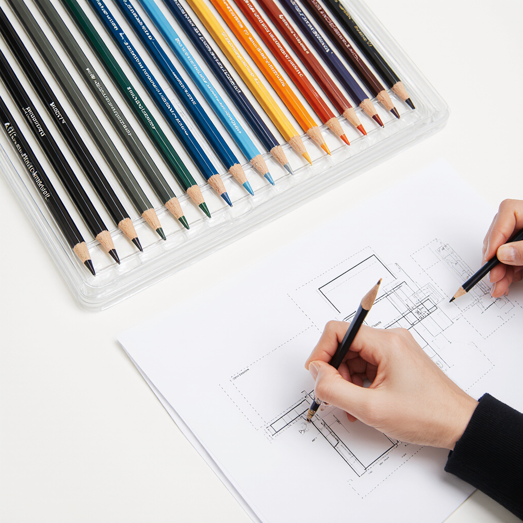 Professional Drafting Pencil Set