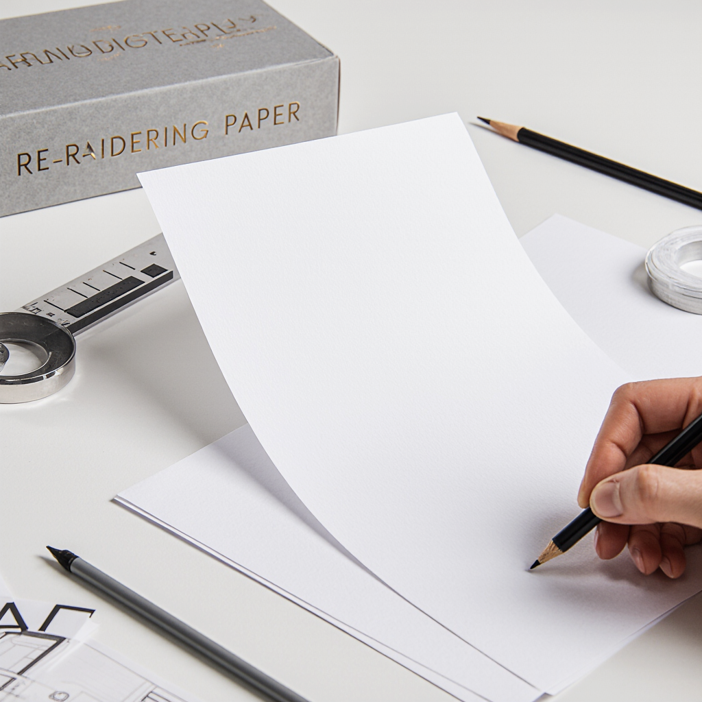 Premium Architectural Rendering Paper